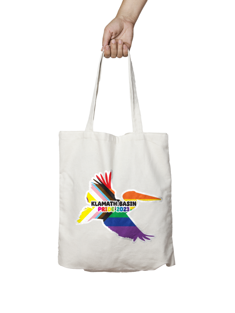 Klamath Basin Pride logo bag
