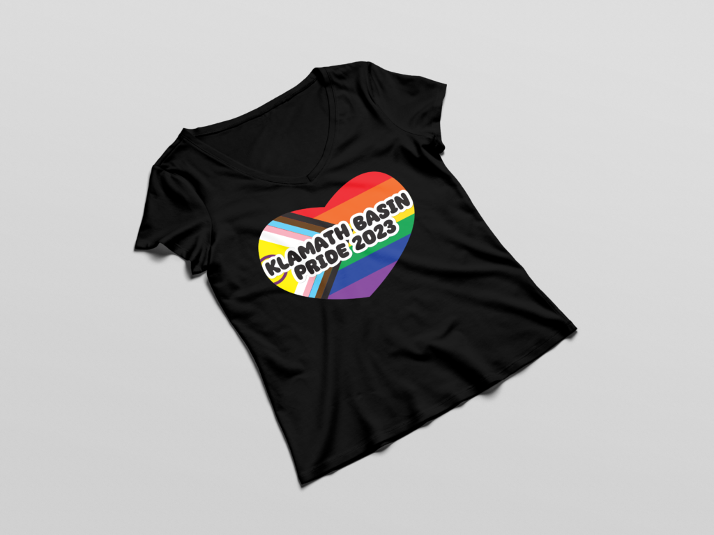 Klamath Basin Pride logo t-shirt