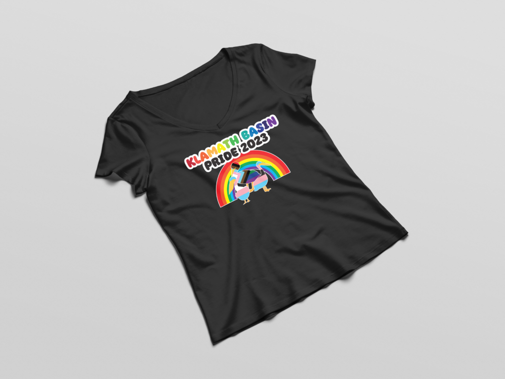 Klamath Basin Pride logo t-shirt